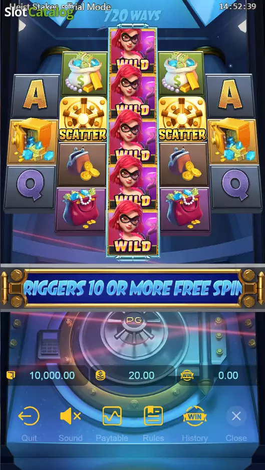 Heist Stakes — Bônus / Feature