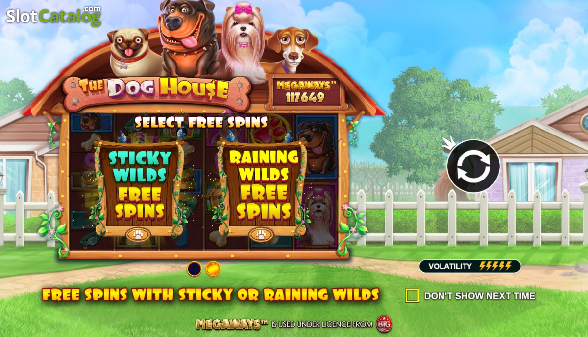 The Dog House Megaways — Jogo Base