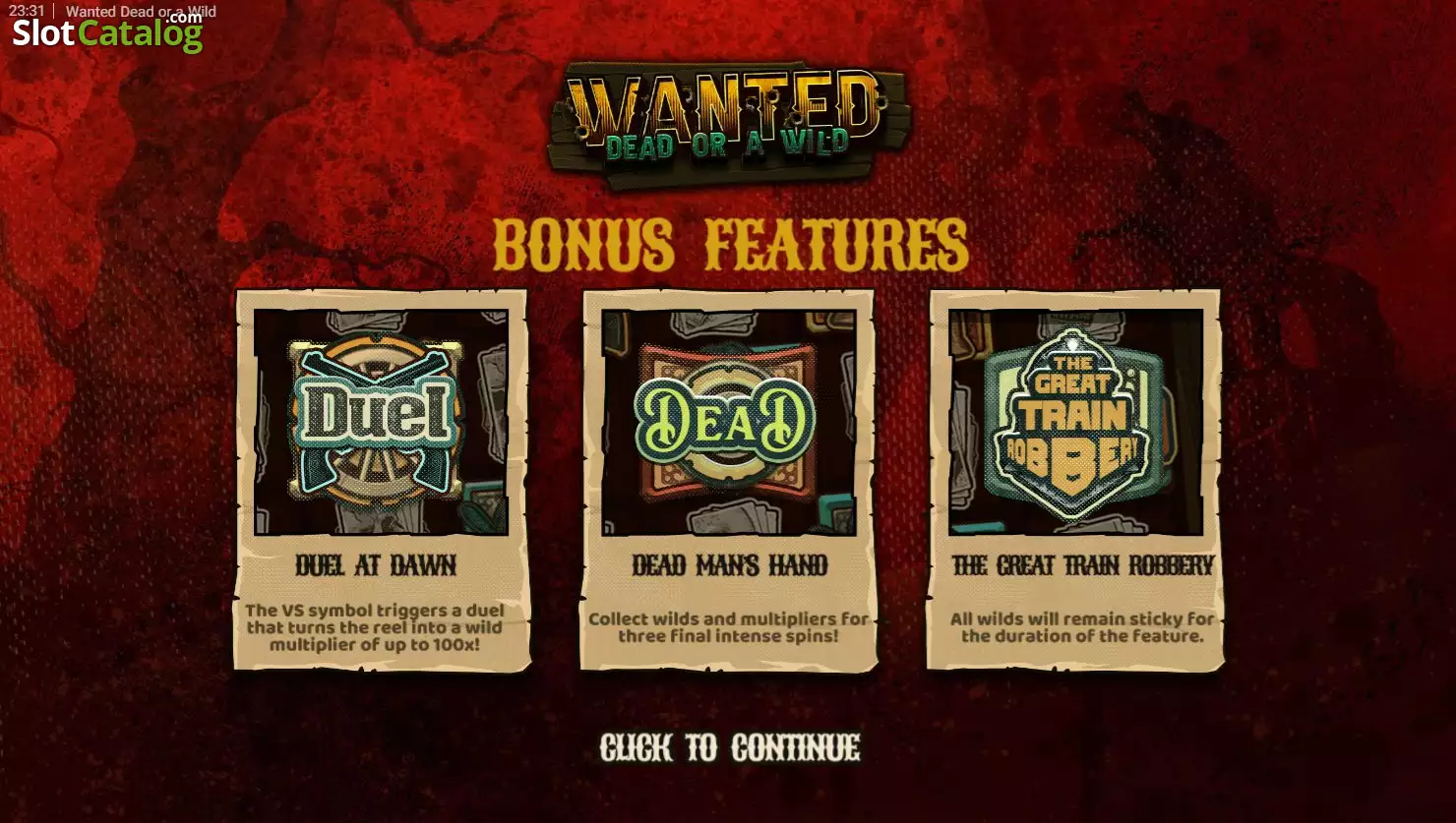 Wanted Dead or a Wild — Jogo Base